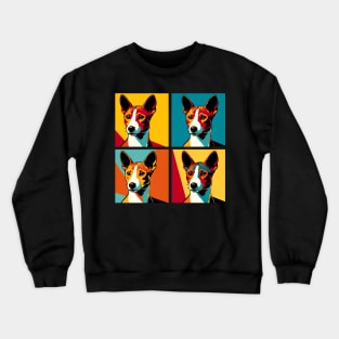 Basenji Pop Art - Dog Lovers Crewneck Sweatshirt